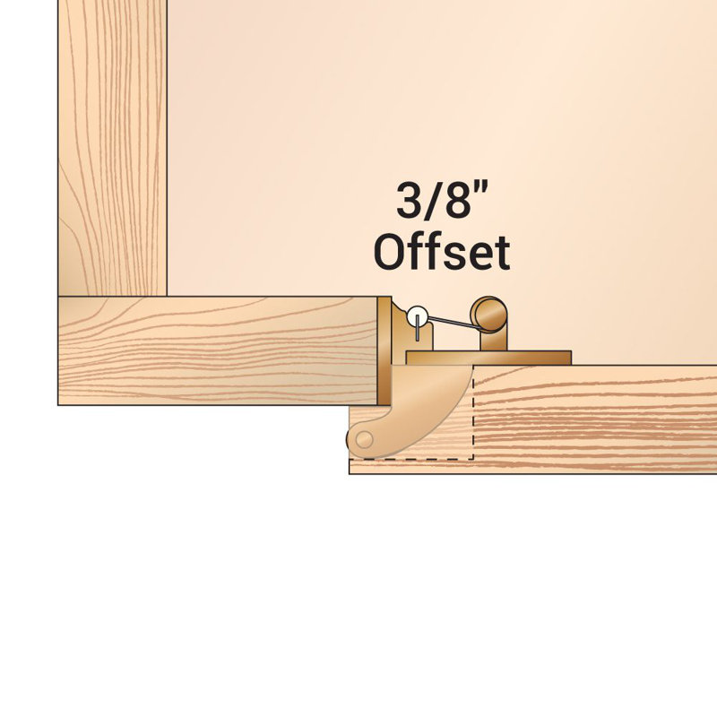 Youngdale Hinges 3/8" Inset Hinge & Reviews Wayfair Canada